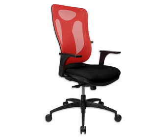 Bürostuhl Pro mit Netzrückenlehne und Armlehnen