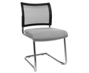 Besucherstuhl Schwinger mit Netz ohne Armlehnen 2er Set 2