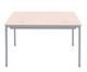 EDV-Tisch mit Blechkanal Vierkantrohr Tischbeine BxT 160x80 cm-5
