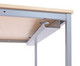 EDV-Tisch mit Blechkanal Vierkantrohr Tischbeine BxT 160x80 cm-7