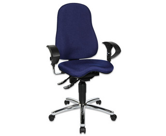 Bürostuhl comfort mit Teppichbodenrollen