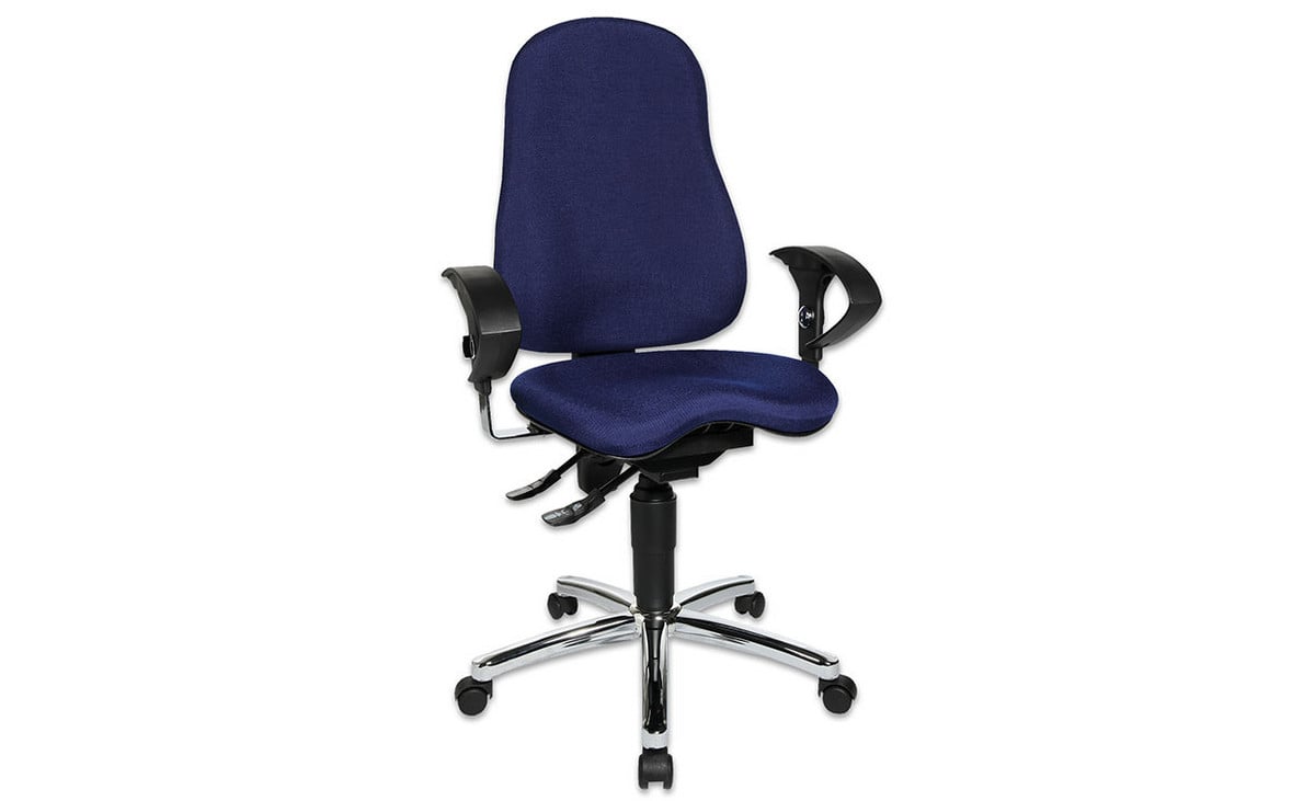Bürostuhl „comfort“ mit Teppichbodenrollen