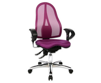 Bürostuhl air comfort mit Teppichbodenrollen