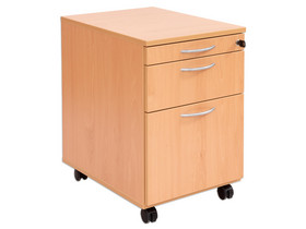 Flexeo® Schreibtisch-Container mit 3 Schubladen