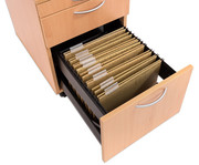 Flexeo® Schreibtisch Container mit 3 Schubladen 5