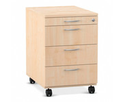 Flexeo® Schreibtisch Container mit 4 Schubladen 3