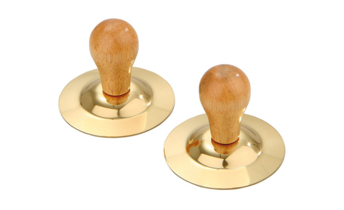 Betzold Musik Finger-Cymbeln mit Holzgriff
