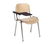 Stuhl mit klappbarer Schreibfläche aus Kunststoff 2