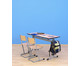 Zweier-Schuelertisch mit C-Fuss 130 x 55 cm-2