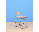 Einer Schülertisch mit L Fuß höhenverstellbar mit Ablage 5