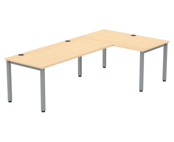 Flexeo® Schreibtisch (Breite 140 cm) mit Anbau