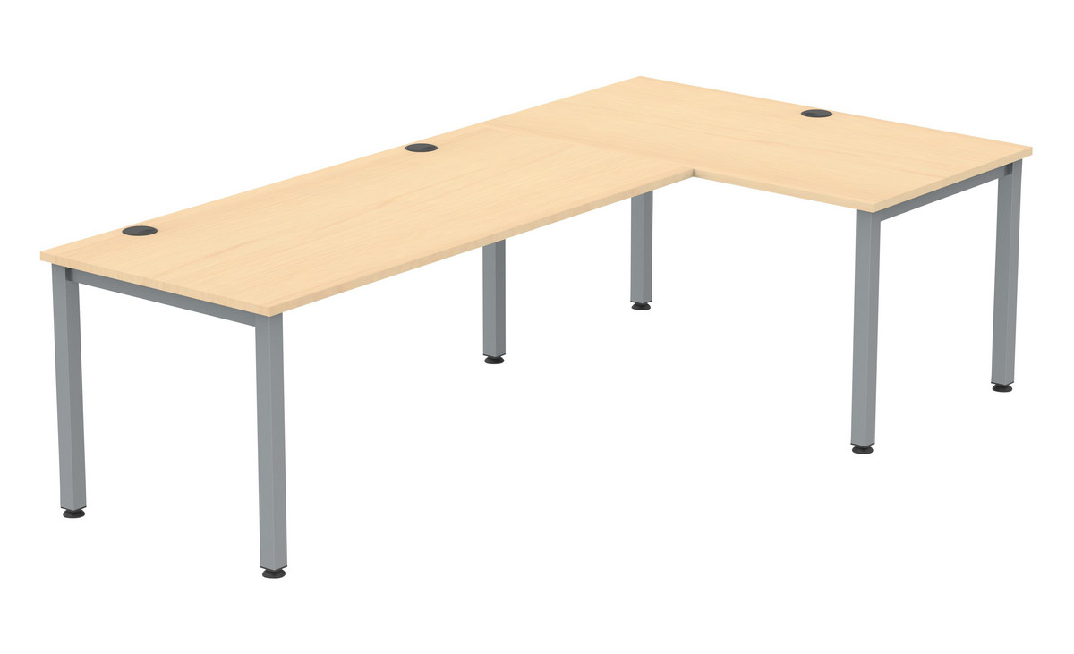 Flexeo® Schreibtisch (Breite 140 cm) mit Anbau