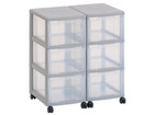 Flexeo® Container System 2 Reihen 6 große Boxen