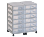 Flexeo® Container System 2 Reihen 12 kleine Boxen 1