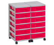 Flexeo® Container System 2 Reihen 12 kleine Boxen 3