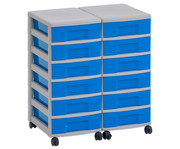 Flexeo® Container System 2 Reihen 12 kleine Boxen 5