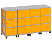 Flexeo® Container System 4 Reihen 12 große Boxen 2
