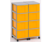 Flexeo® Container System 2 Reihen 8 große Boxen 4