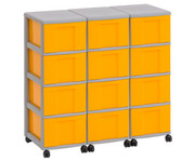 Flexeo® Container System 3 Reihen 12 große Boxen 2