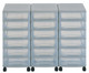 Flexeo Container-System 3 Reihen 18 kleine Boxen-1