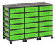 Flexeo Container-System 3 Reihen 18 kleine Boxen-20