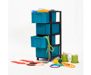 Betzold Rollcontainer 4 große Boxen aus biobasiertem treeNside Material 2