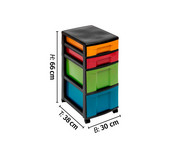 Betzold Rollcontainer 4 Boxen aus biobasiertem treeNside Material 2