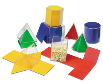 Geometrische Körper und Netze 16 teilig