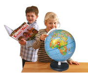 COLUMBUS TERRA Kinderglobus beleuchtet 2