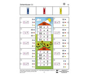 Colorclip: Zahlenmauern Zahlenhäuser Rechenräder ZR 100 1
