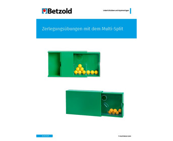 Betzold Zerlegungsübungen mit dem Multi Split