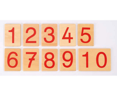 Betzold Zahlenkarten fuer numerische Stangen