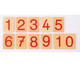 Betzold Zahlenkarten für numerische Stangen 1