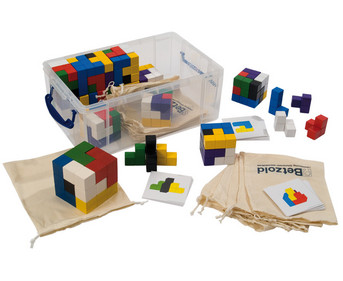 Betzold Buntes Soma Würfel Set 12 teilig
