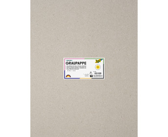 Graupappe 2 5 mm 40 x 50 cm 5 Bogen