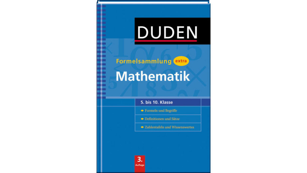 Duden Formelsammlung Mathematik Bis Klasse 10 Hessen