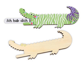 Betzold Lesekroko „Spucks-Aus“, blanko