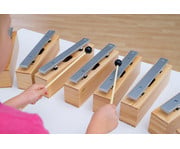 Betzold 10 Alt Klangbausteine und 10 Schlägel Aluminium 4