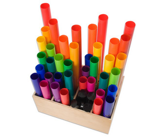 Boomwhackers® Gruppensatz mit Röhren 39 Stück