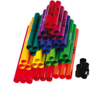 Boomwhackers® Gruppensatz mit Röhren 39 Stück