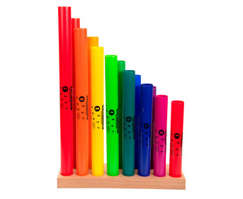 Boomwhackers® chromatischer Satz mit Holzständer
