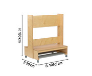 Betzold Fahrbare Garderobe CHIPPO 5