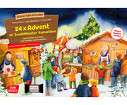 Kamishibai Bildkarten 24x Advent im Erzähltheater Kamishibai 1