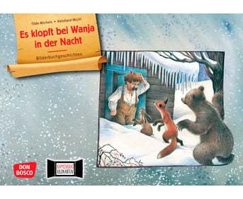 Kamishibai Bildkarten Es klopft bei Wanja in der Nacht