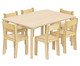 Betzold Rechteck Tisch T x B 80 x 120 cm Höhe 52 cm 2