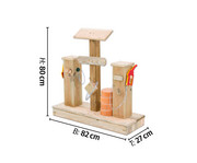 Betzold Kiga Tankstelle aus Holz 6