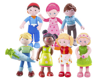 HABA Little Friends Biegepuppen 7 teilig
