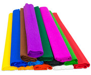 Krepppapier 10 Rollen in Einzelfarben 5