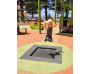 EUROTRAMP Kids Tramp Playground mit Fallschutzplatten 2