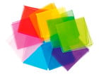 Betzold Chiffon Tücher in 10 Farben 10 Stück